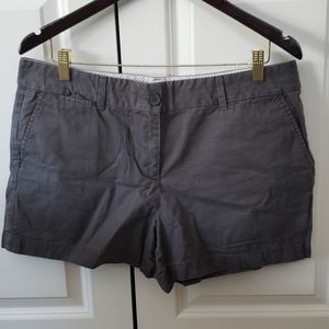 LOFT grey chino shorts